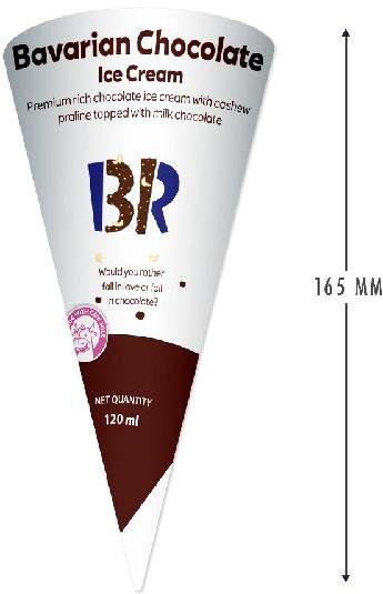 165mm Ice Cream Cone Sleeve, Feature : Reasonable Cost, Smooth Paper