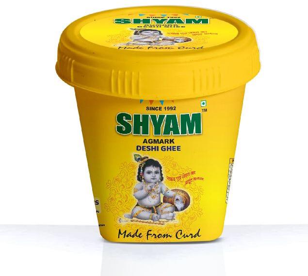 Round PP 200ml Ghee Packaging Container