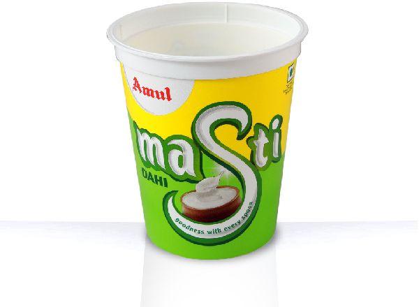 PP 425ml Curd Packaging Container, Feature : Light Weight, Recyclable