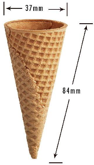 84mm Sugar Ice Cream Cone, Taste : Sweet