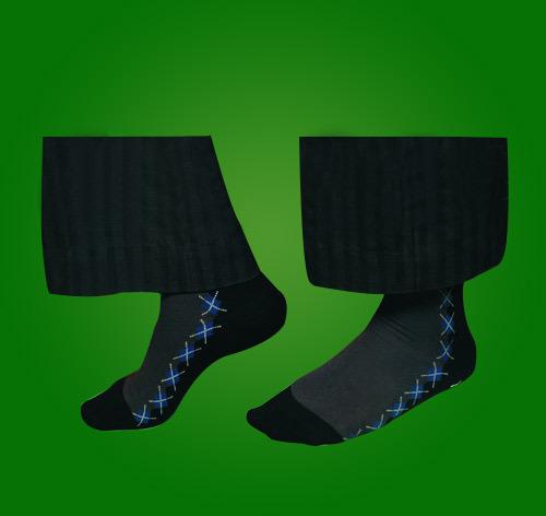 Cotton / Lycra Mens Formal Socks, Size : Free Size