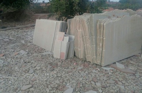 Rectangular Polished Dholpur White Stone Slabs, for Construction, Size : Standard