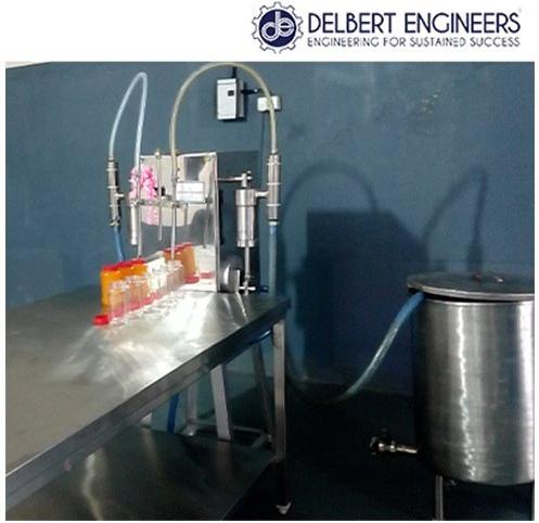Delbert Engineers Bottle Filling Machine, for Chemical, Water, Oil, Industrial application
