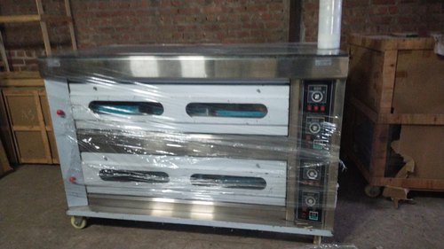 STEEL Electric Gas Baking Oven, for CAKES, BREAD, SPONGE, PIZZAS