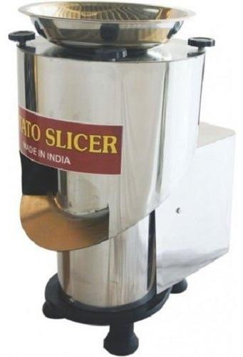 Automatic Stainless Steel Potato Slicer, for Restaurant, Feature : Fine Finishing