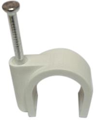 Polished Plastic 20mm Circle Cable Clips, Feature : Corrosion Resistance, High Quality