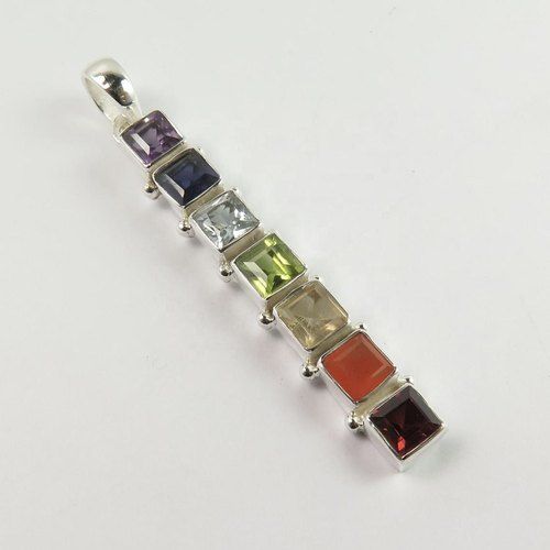 925 Sterling Silver Healing Chakra Pendant