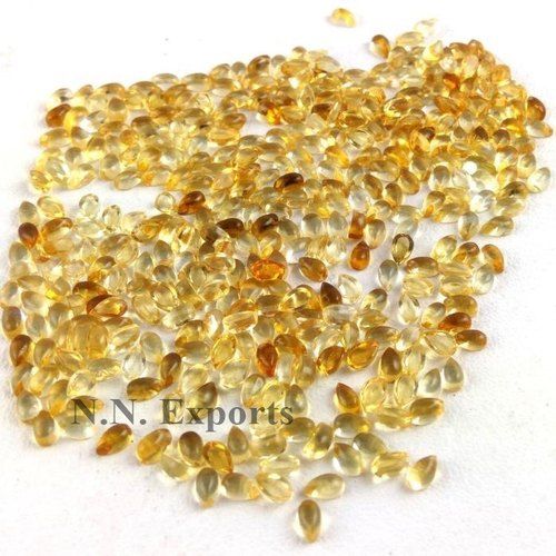 Citrine Pear Cabochon Gemstones