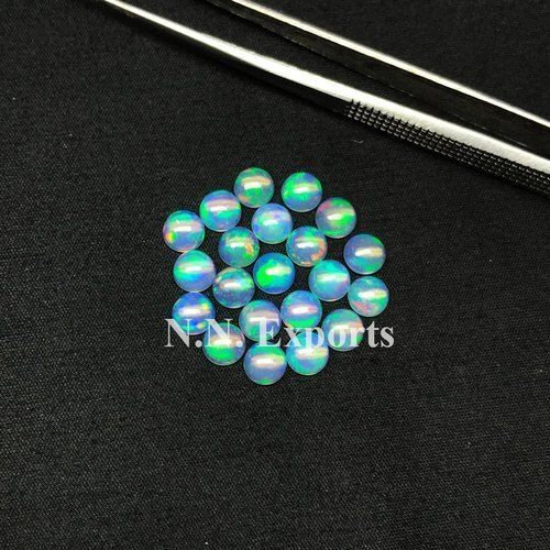 Ethiopian Opal Cabochon Round Gemstone