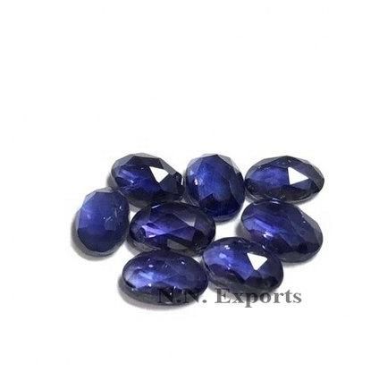 Iolite Rose Cut Oval Gemstones