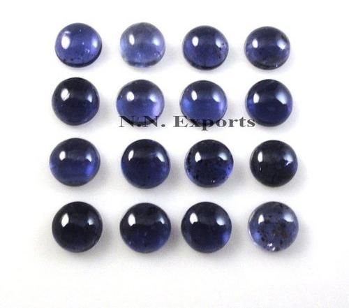 Iolite Round Cabochon Gemstones