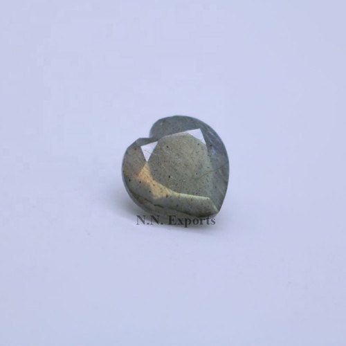 Labradorite Faceted Heart Gemstone