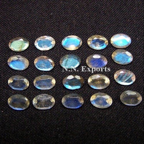 Labradorite Faceted Oval Gemstone