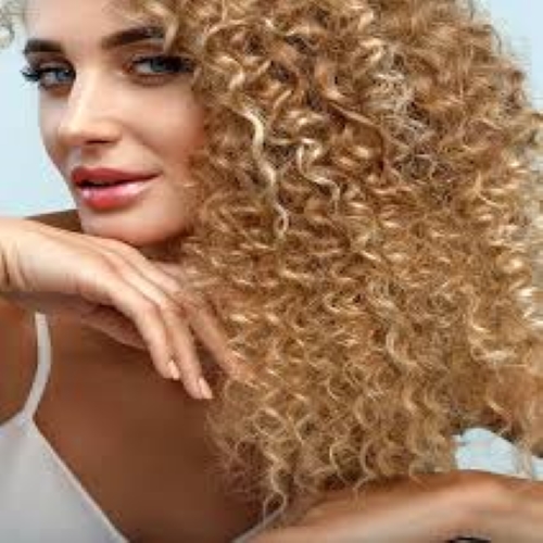100% Natural Curly Blonde Hair