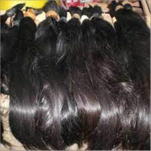 Black 100-150gm bulk human hair, for Parlour, Style : Curly, Straight, Wavy