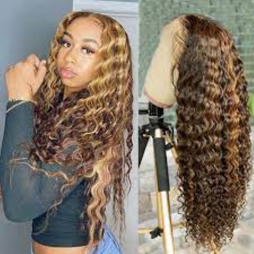 Lace Front Wig Ombre Brown