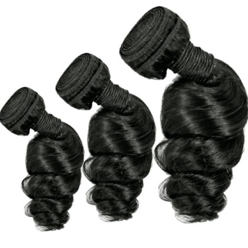 Loose wave hair weft