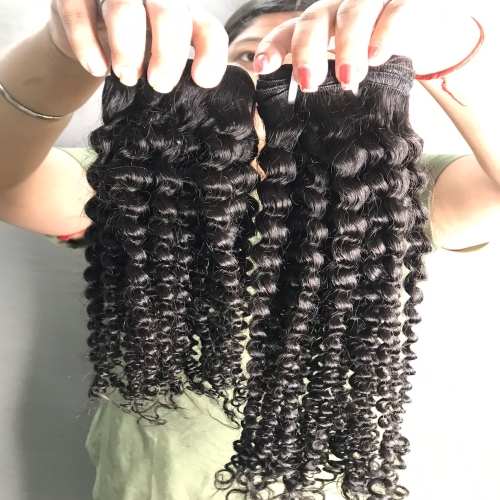 Peruvian Kinky Curly Hair, for Parlour, Personal, Length : 10-20Inch, 15-25Inch, 25-30Inch