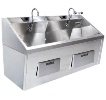 Stainless Steel Scrub Station, for Laboratory