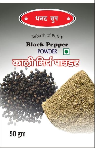 Natural Black Pepper Powder, for Cooking, Spices, Certification : FSSAI Certified