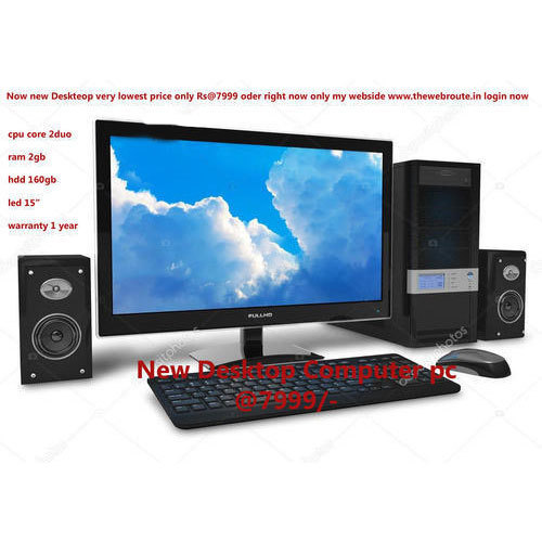 Office Desktop Computer, Screen Size : 15 inch