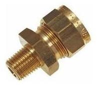 Brass Double Threaded Coupling