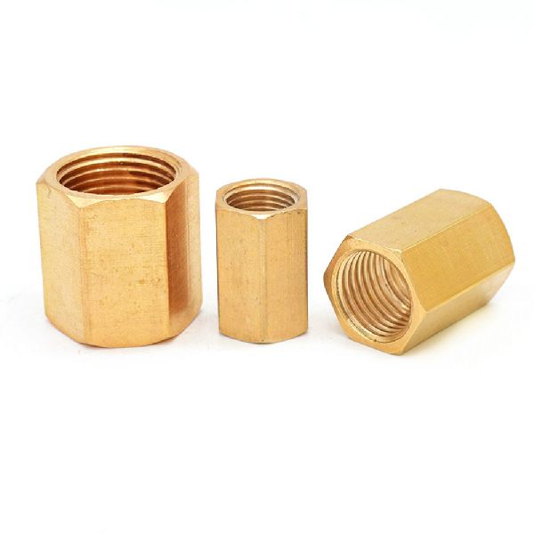 Round Polished Brass Hex Coupling, for Fine Finished, Excellent Quality, Packaging Type : Carton Boxes
