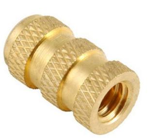 Round Polished Brass Molding Inserts, for Fittings, Grade : AISI