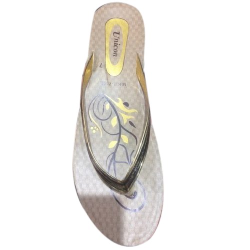 Plain Ladies Flat Slipper, Style : Printed