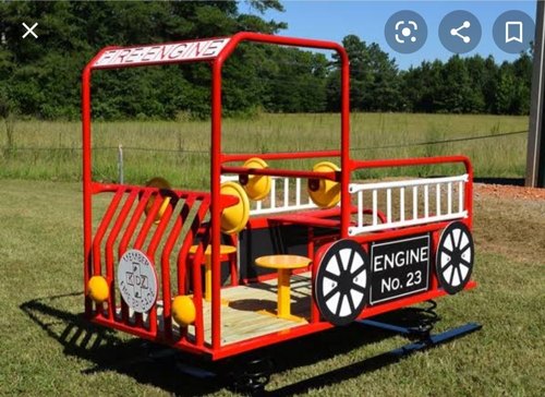 Playground Fire Truck, Color : Red