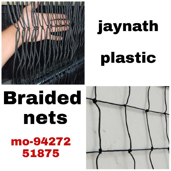 Plain Black Plastic Braided Net, Length : 60-70mtr, 70-80mtr