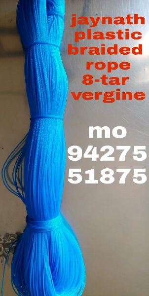 Plastic Twisted Blue Monofilament Braided Rope, Technics : Machine Made