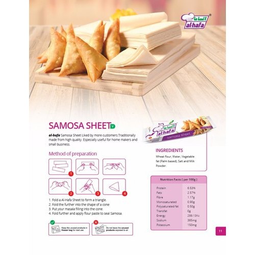 Al-hafa Samosa Sheet