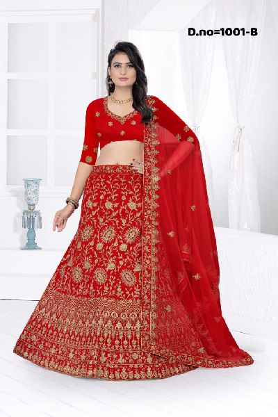 Chiffon Party Wear Lehenga Choli, Feature : Breathable, Dry Cleaning