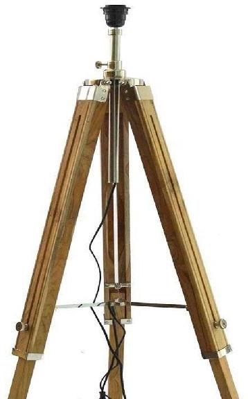 Wooden Tripod Floor Lamp Stand