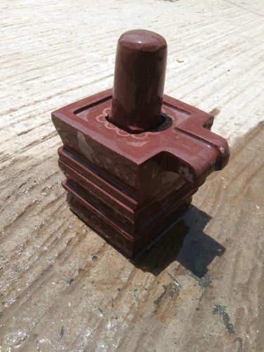 Original Narmada Stone Brown Chakor Narmadeshwar Shivling, Packaging Type : Box