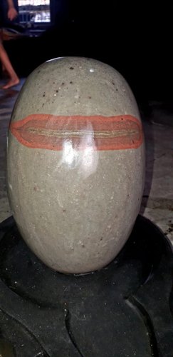 Tilakdhari Narmada Lingam Stone, Size : 10 Inch