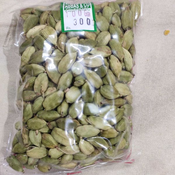 Natural Green Cardamom, for Cooking, Spices, Food Medicine, Cosmetics, Packaging Type : Plastic Pouch