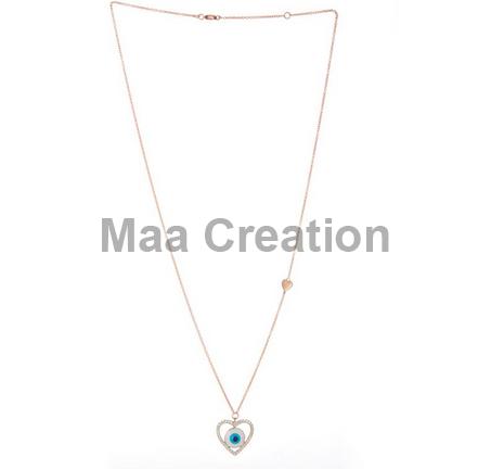 14K Gold and 0.18ct Diamond Pendant