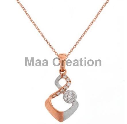 14K Gold and 0.23ct Diamond Pendant