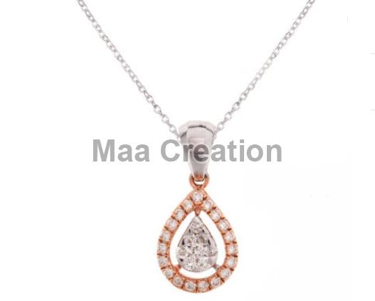 14K Gold and 0.42ct Diamond Pendant