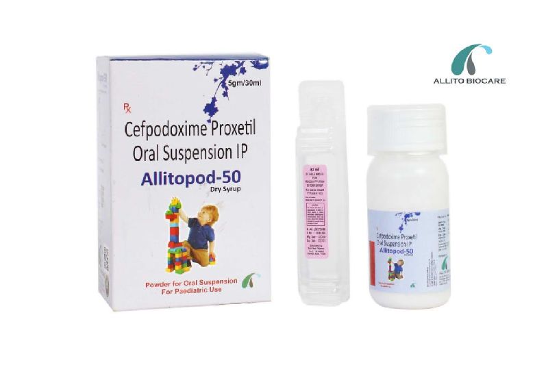 Cefpodoxime Proxetil Oral Suspension, for Clinical, Hospital, Form : Liquid