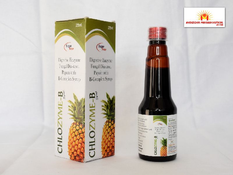 Chlozyme-B Syrup, for Supplement Use, Form : Liquid