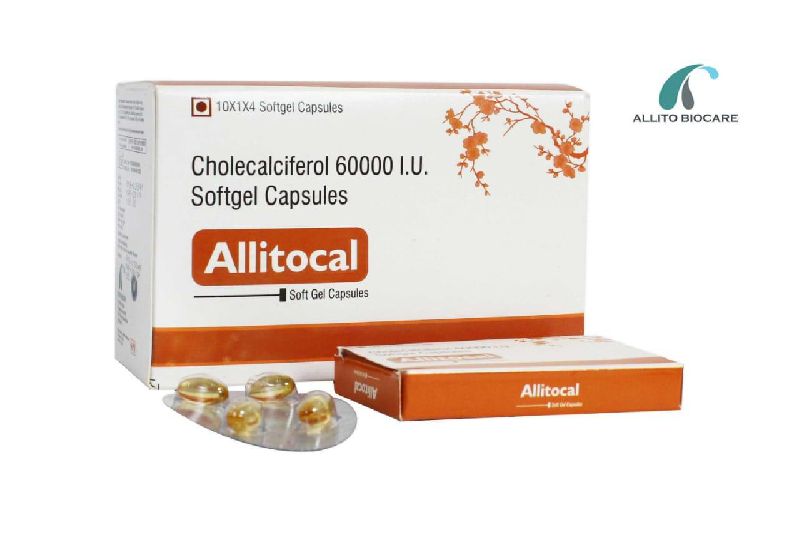 Cholecalciferol 60000 IU Softgel Capsules