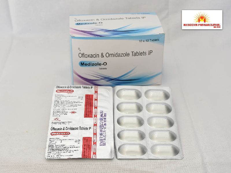 Medizole-O Ofloxacin and Ornidazole Tablets