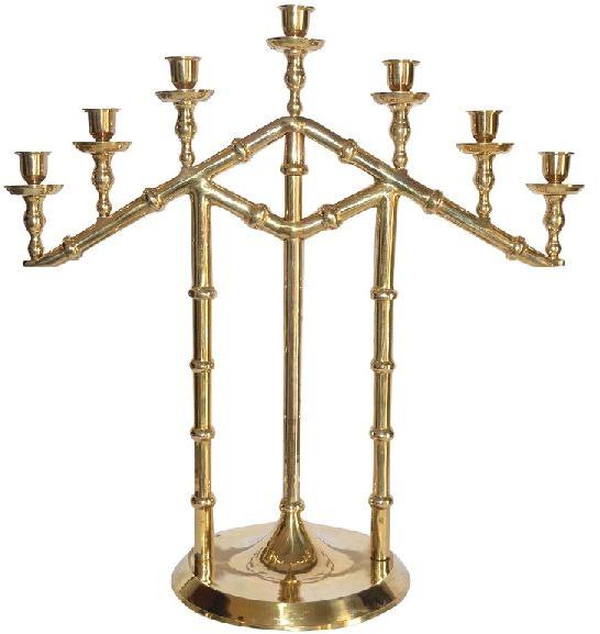 7 Light Church Candle Holder, Size : 75cm