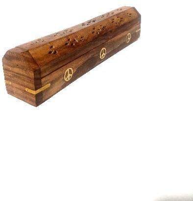 Wooden Coffin Box Incense Holder, Feature : High Quality
