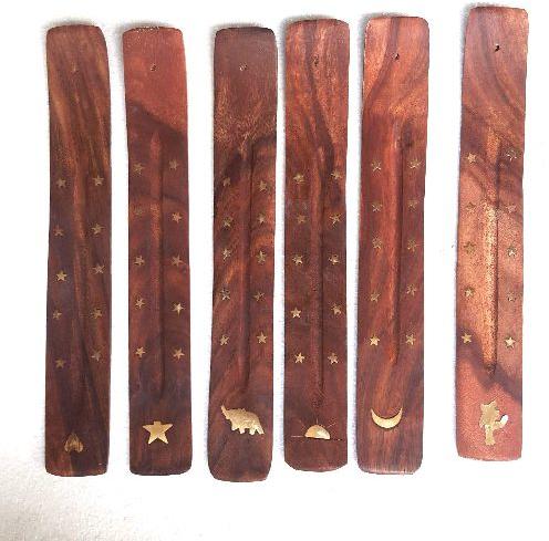 Wooden incense ash catcher, Shape : Rectangular