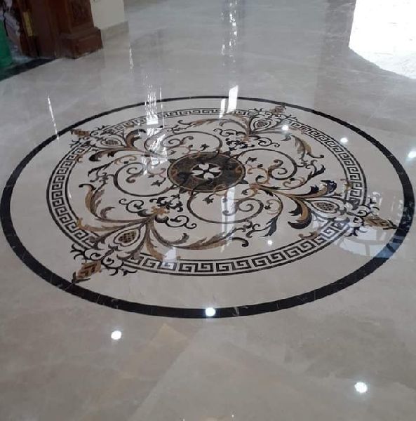 Marble Inlay Flooring Service