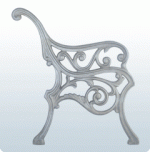 27.50 X 27.50 Inch Chair Design Decorative CI Casting